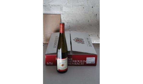 18 flessen à 75cl witte wijn Domaine du Moulin de Dusenbach, Pinot Blanc 2019